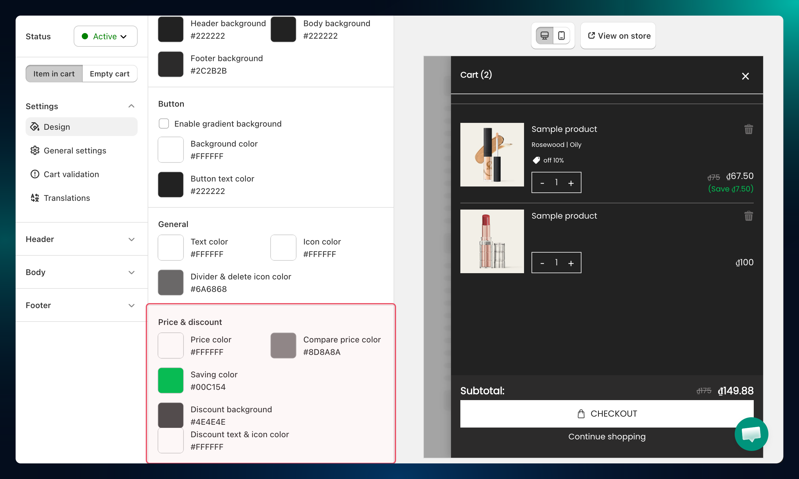 Custom CSS